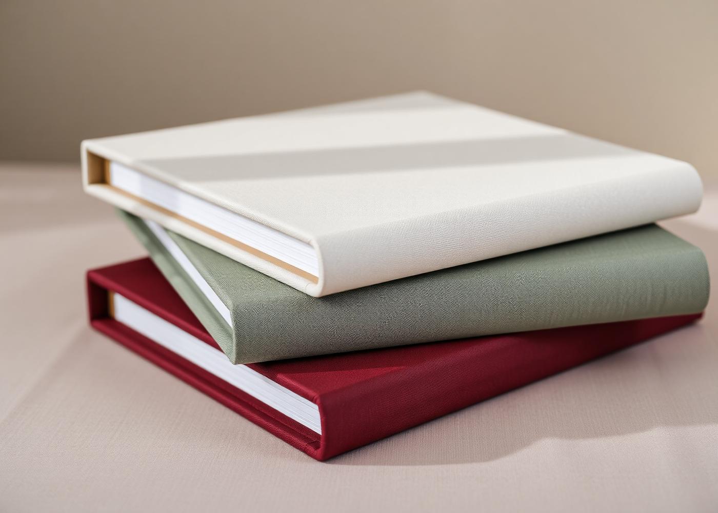Three heirloom-bound books